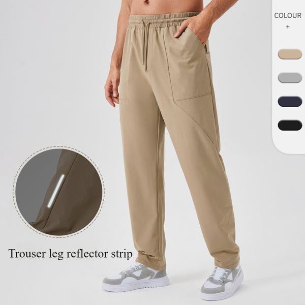 Men's Loose Fit Workout Pants for Fall Winter Activities with Quick Dry and Training Features MY41346