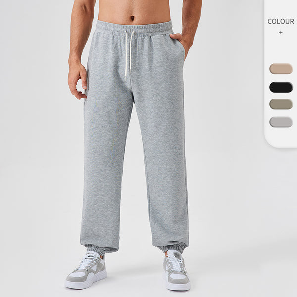 Loose Fit Outdoor Sports Leisure Pants for Men, Autumn Winter Running Training Fitness Trousers MY41345
