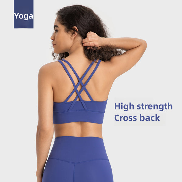 Classic High Strength Sports Bra for Running and Fitness WDQ002