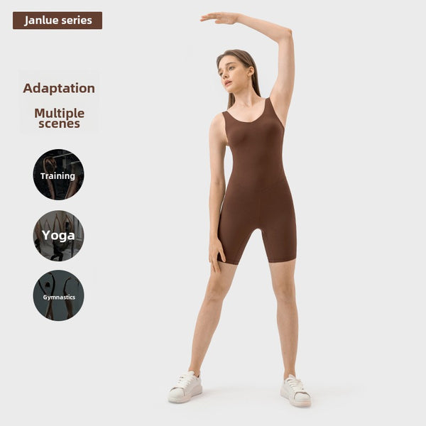 New toning jumpsuit women's belly lift yoga Pilates jumpsuit